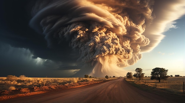 stormwolken en stormhemel