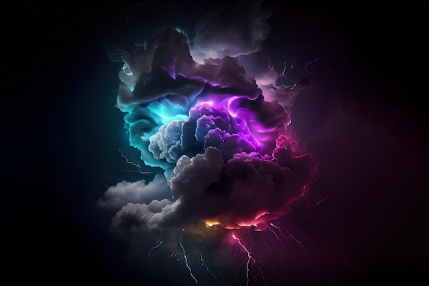 Stormy cloud Generative Ai