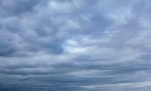 Stormy sky with rays of the sun