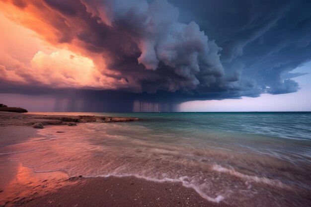 Stormy Weather Beachscape