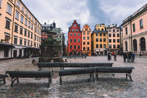 스톡홀름 구시가지의 Stortorget 광장