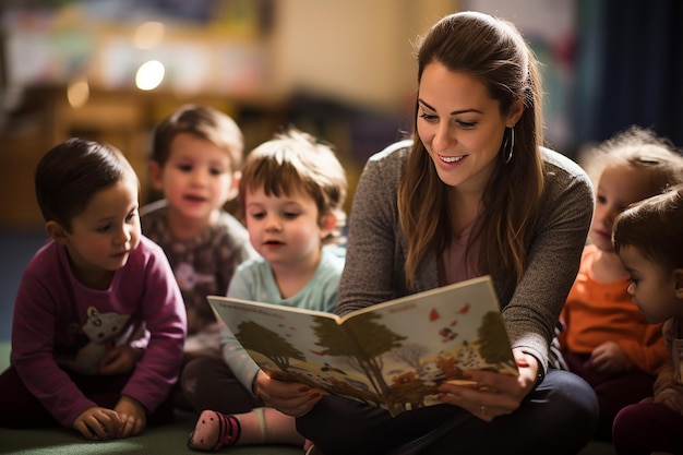 story time teaching children