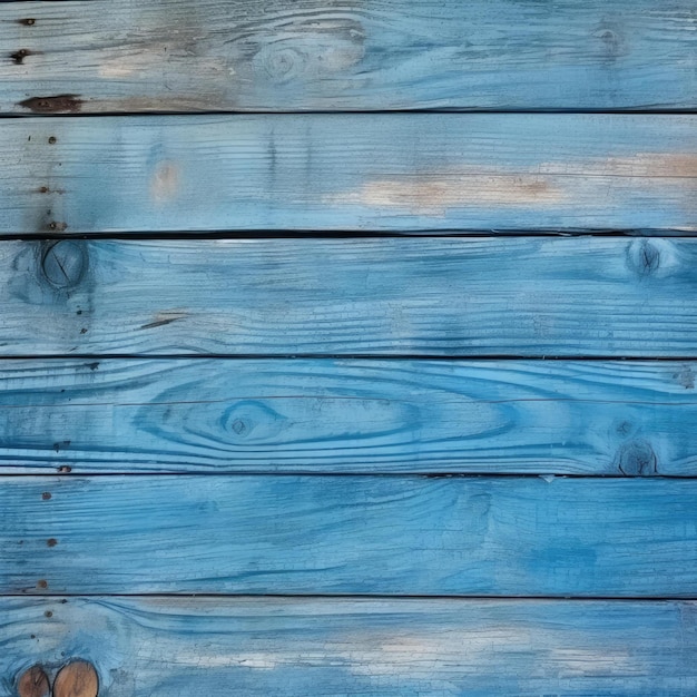 Storytelling through Texture The Vintage Blue Wooden Board Wall and Its Grunge Wood Plank Background