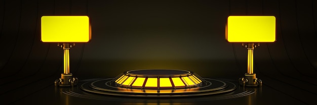 A stove top with a yellow light above it.