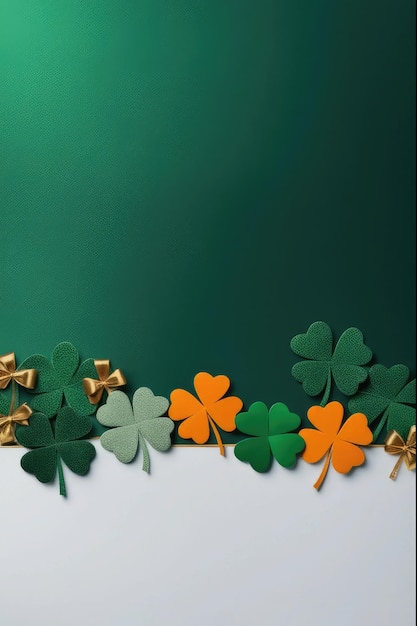 StPatricks dag verkoop achtergrond voor reclame banners pamfletten en flyers