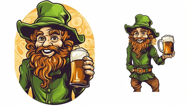 Foto stpatricks t-shirt ontwerp witte achtergrond