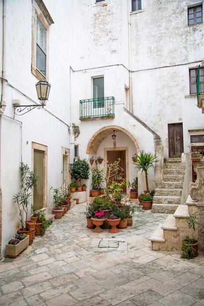 Straat in Bari, Italië