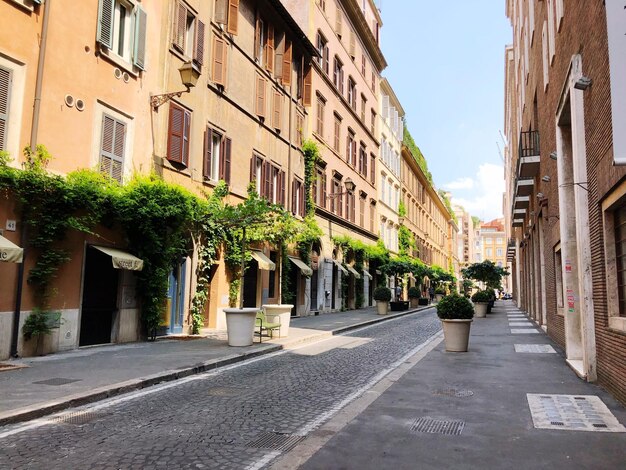 Foto straat in rome, italië