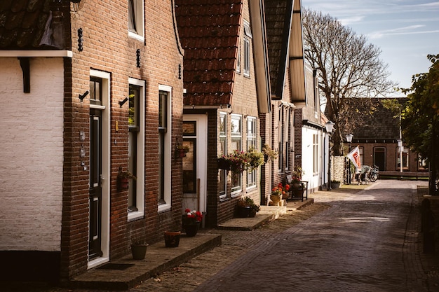 Foto straat te midden van gebouwen in de stad