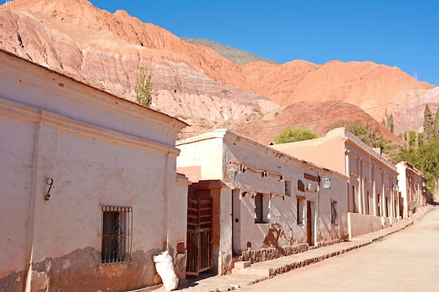 Straat van de provincie jujuy, argentinië.