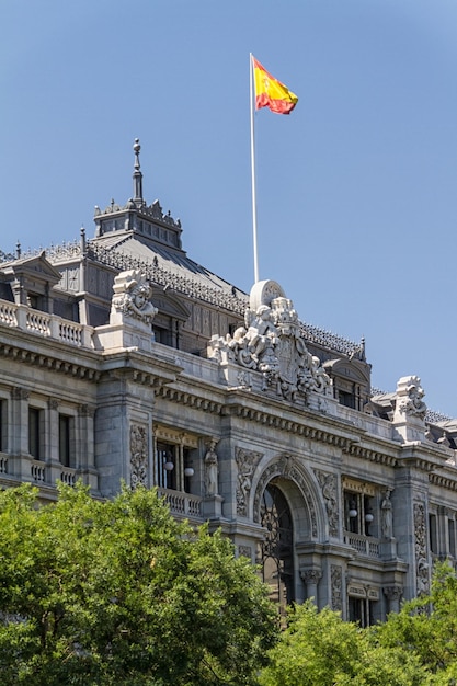 Straatbeeld in Madrid