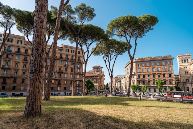 Straatbeeld van het centrum van Rome Italië