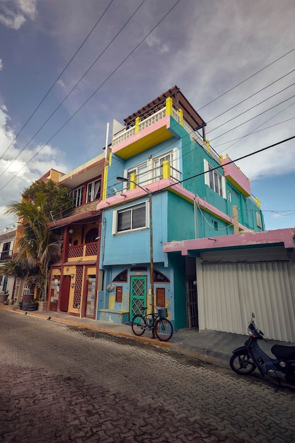 Straatzicht op Isla Mujeres