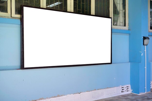 Straight front angle of edited visual for advertising billboard display