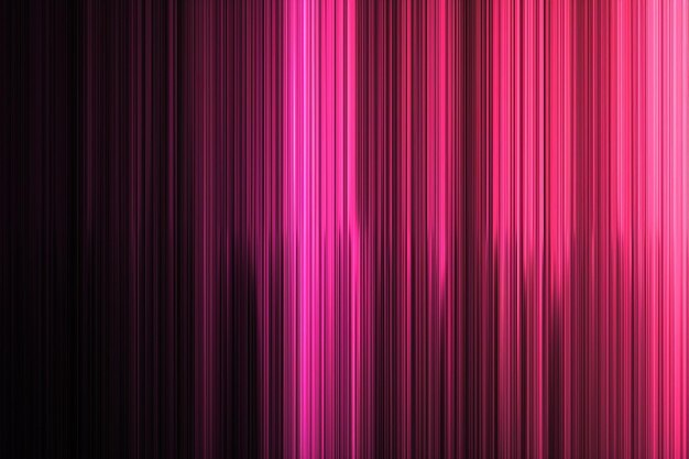 Photo straight vertical lines with pink tones on black background