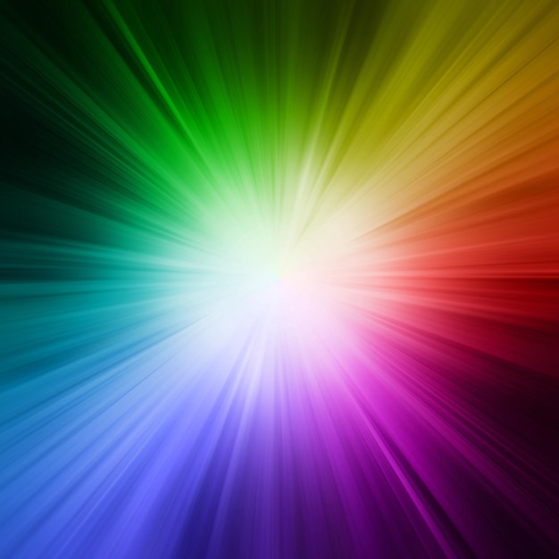 Stralen licht 3D-weergave