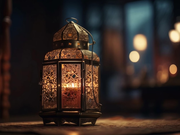Stralende Ramadan lantaarn