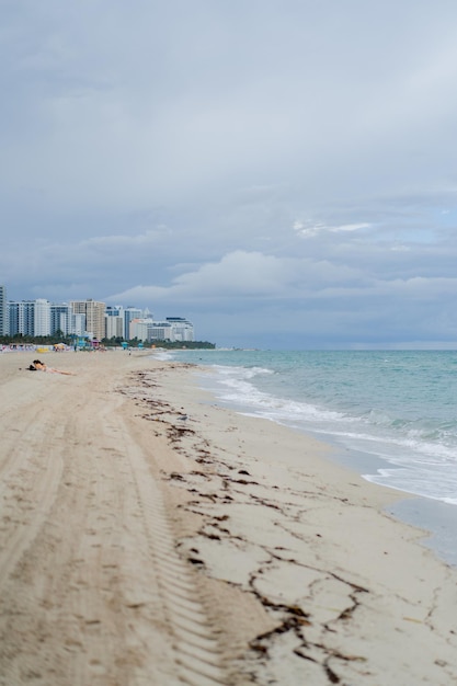 Strand Miami Florida VS, kustlijn