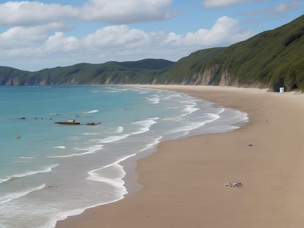 strand mooi close-up beeld ai gegenereerd