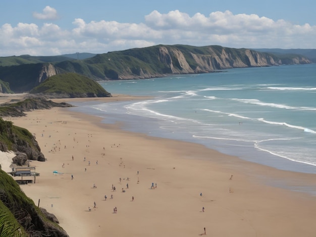 strand mooi close-up beeld ai gegenereerd