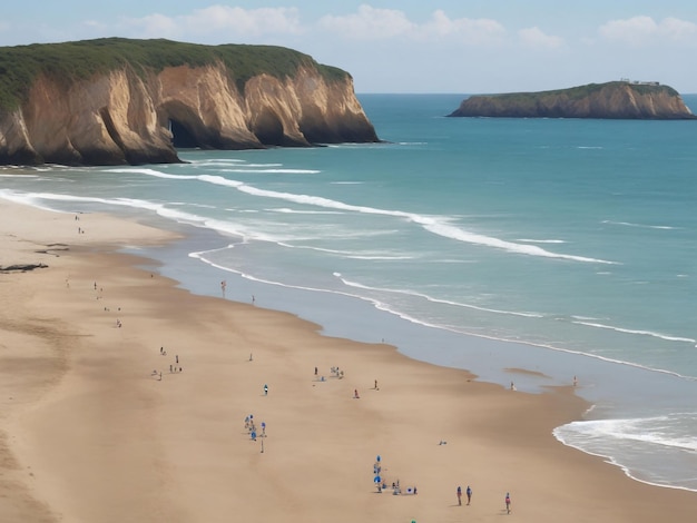 strand mooi close-up beeld ai gegenereerd