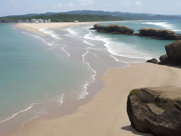 strand mooi close-up beeld ai gegenereerd