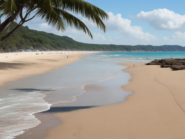 strand mooi close-up beeld ai gegenereerd