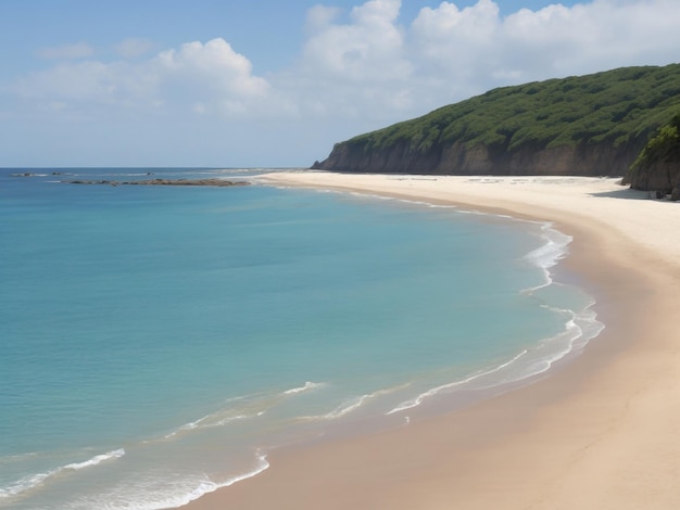 strand mooi close-up beeld ai gegenereerd