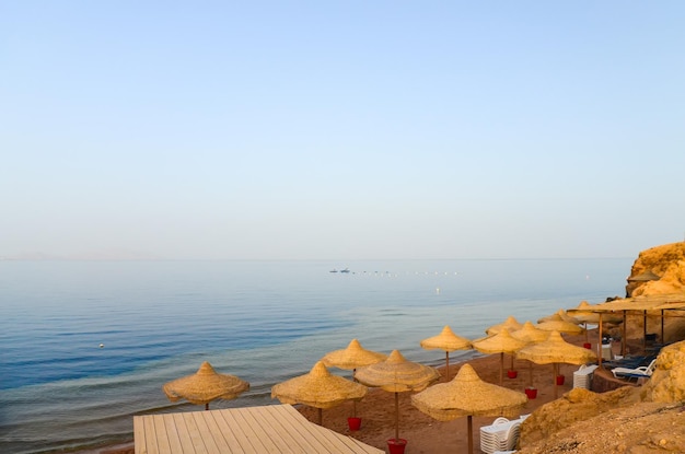 Strand op het Sinaï-schiereiland Egypte Sharm El Sheikh