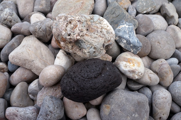 Strand stenen textuur