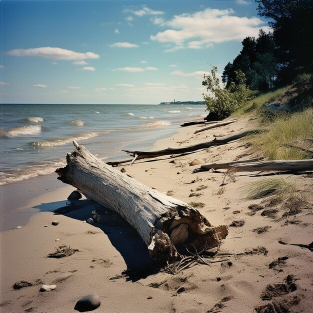 Strand van de boomstam