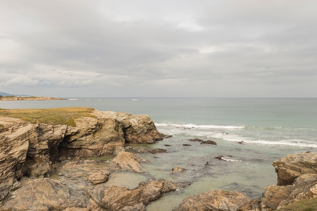 Strand van de kathedralen Galicië Spanje