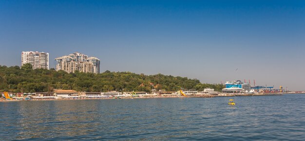 Strand van Langeron in Odessa, Oekraïne