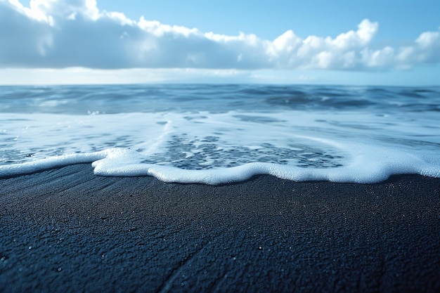 strand zand met oceaan landschap professionele fotografie