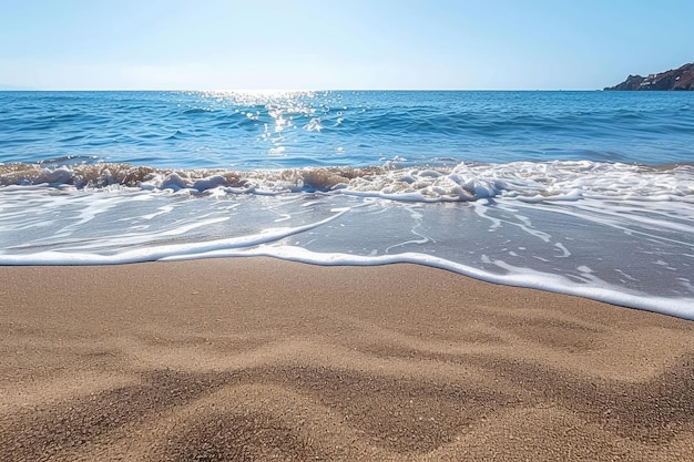 strand zand met oceaan landschap professionele fotografie