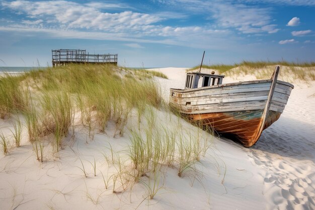 Foto stranden van een verlaten