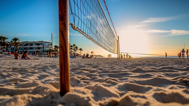 Strandvolleybal spelen Ai Generative