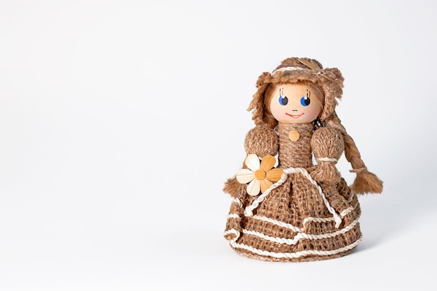 Straw doll traditional toy of the Slovenian countries