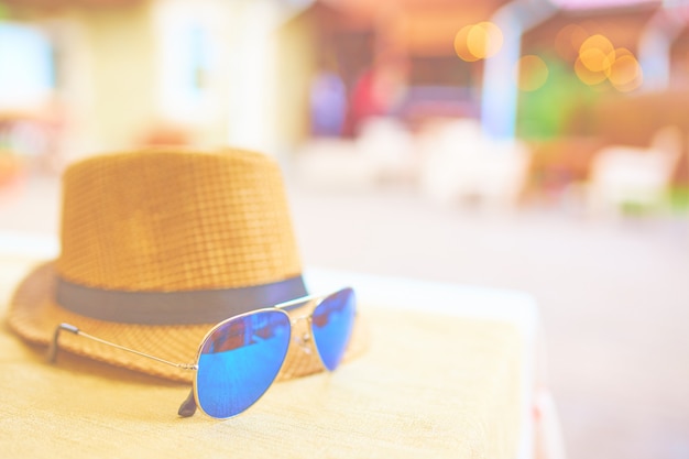 Straw hat on a hot day off.