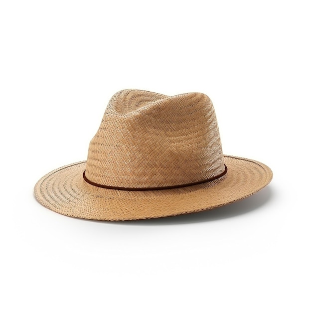 Photo straw hat isolated on white background