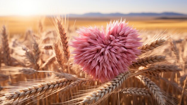 Straw Pink Heart Hanging On House Background Image Desktop Wallpaper Backgrounds HD