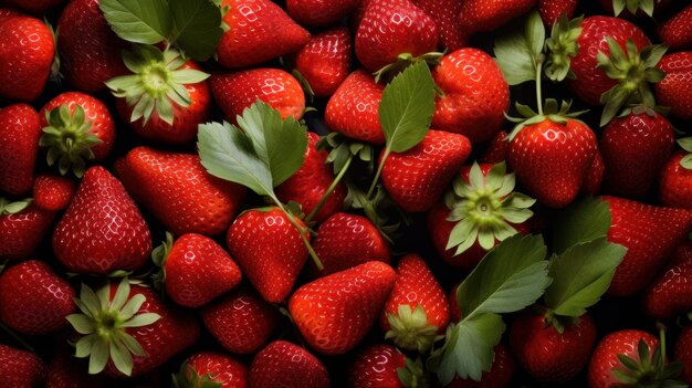 strawberries background