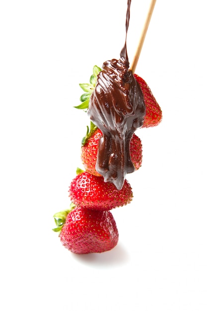 Strawberries and chocolate