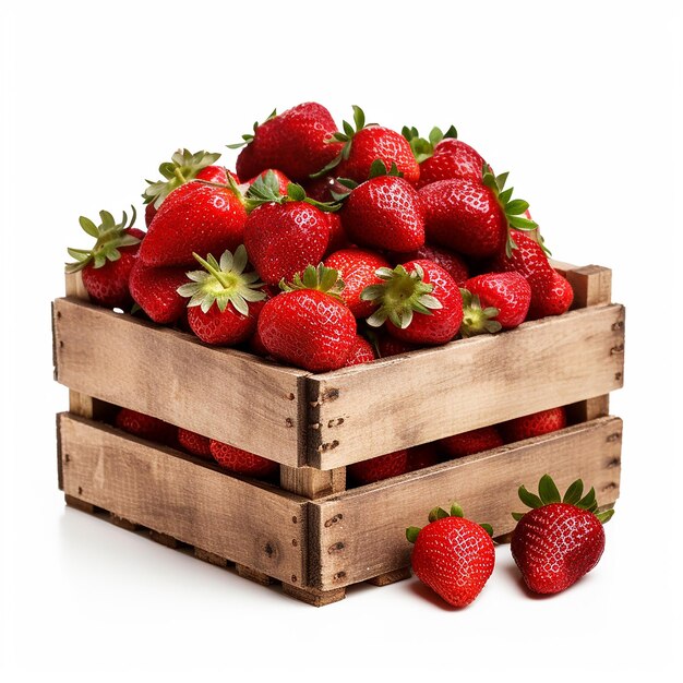 Strawberries in a Crate