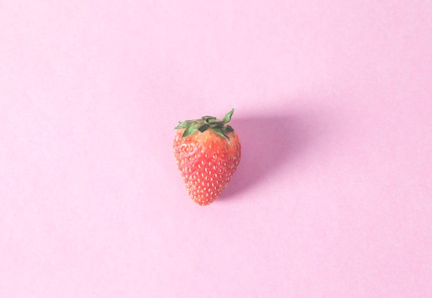 Strawberries on desk