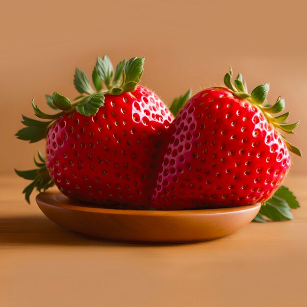 Foto fragole frutta foto 3d realistica