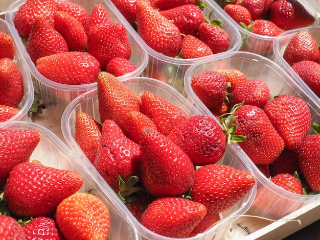 Strawberries in fruitbox