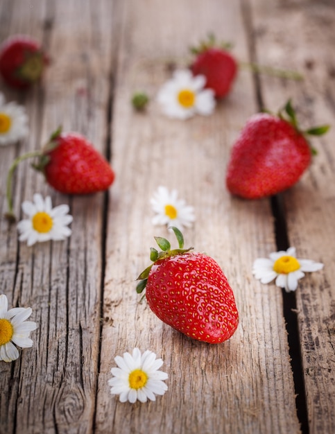 Strawberries fruits