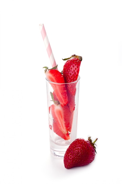 Strawberries in a glass