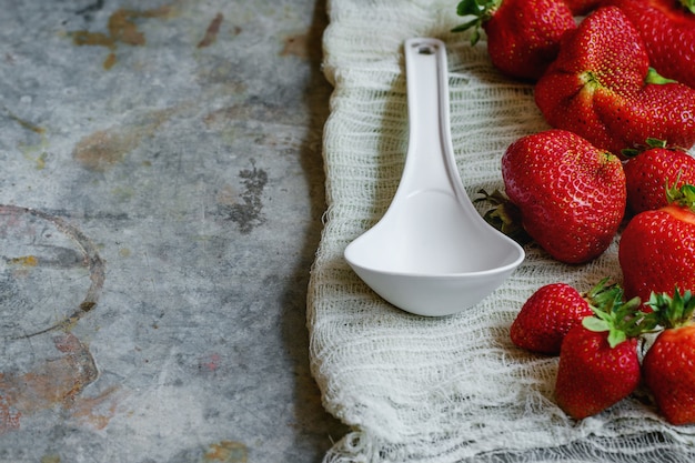 Strawberries for jam